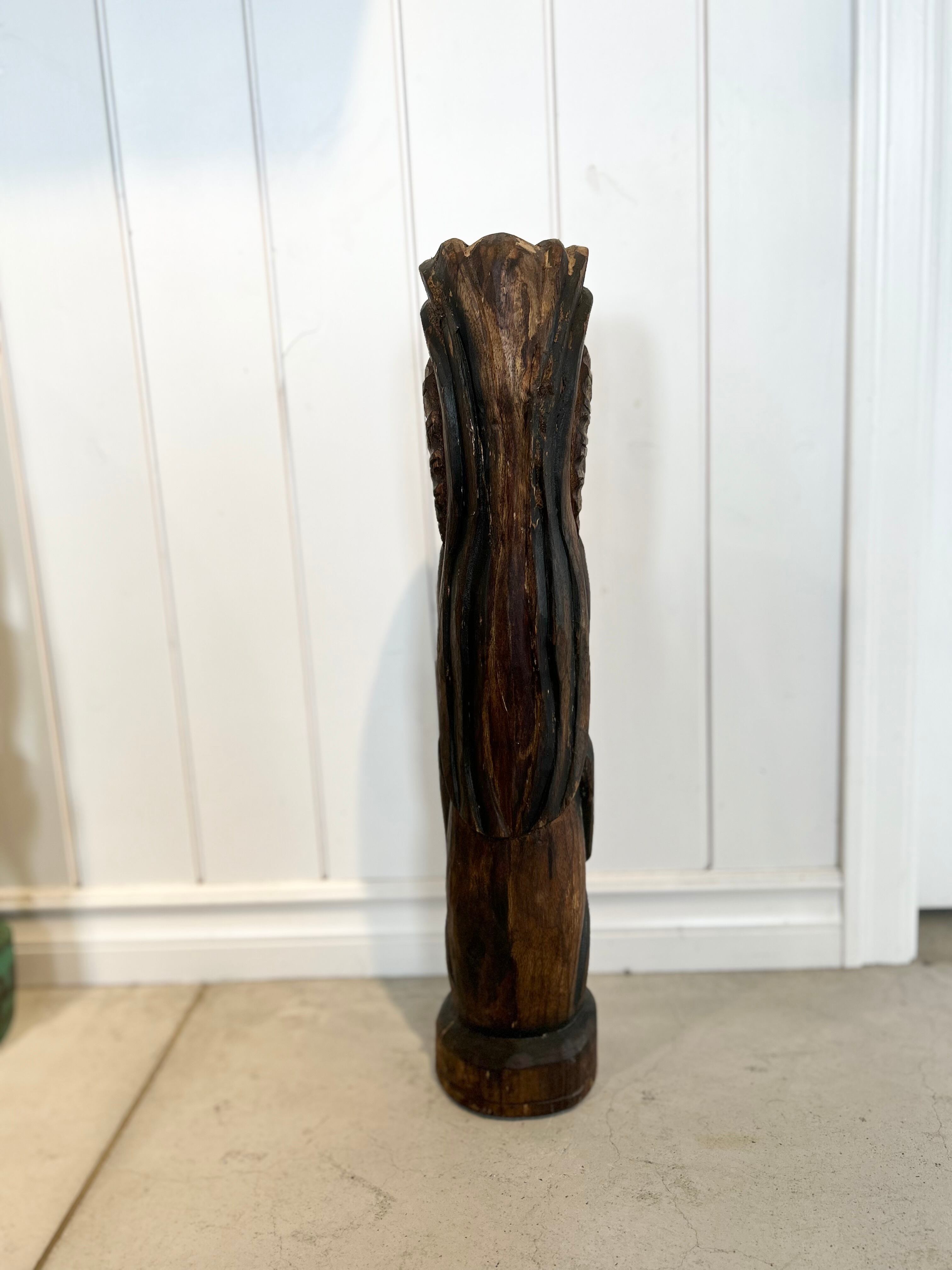 TIKI ティキ 木彫り像 守り神 魔除け お守り | Y&market