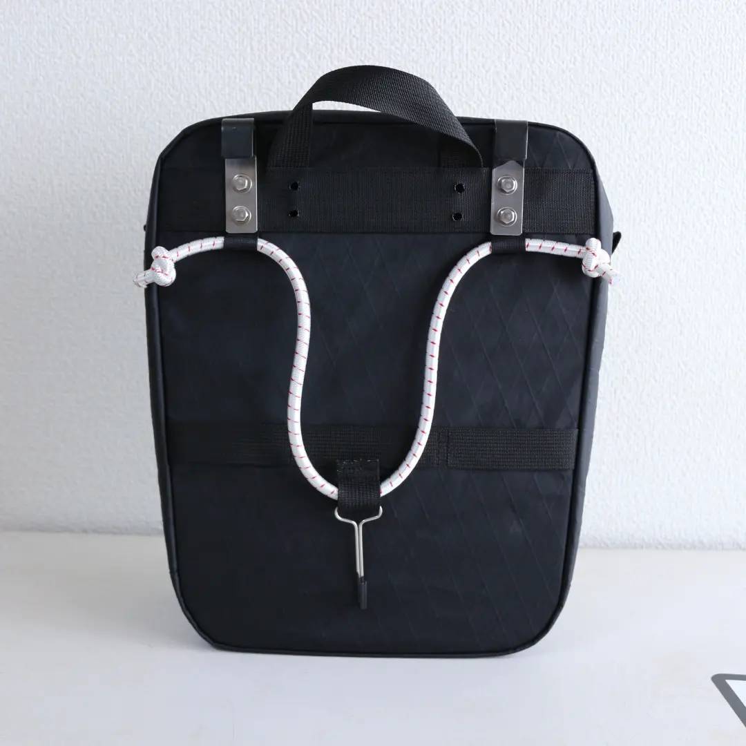 Zip Pannier Bag X-PAC Black | AGHARTA bike packing