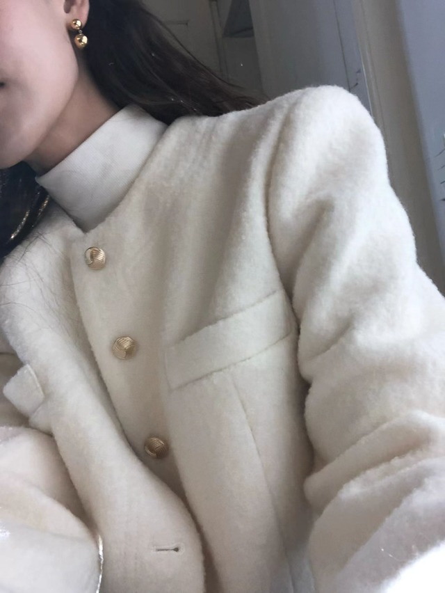 (予約) LIFFEY / Boucle wool tweed jacket 2color