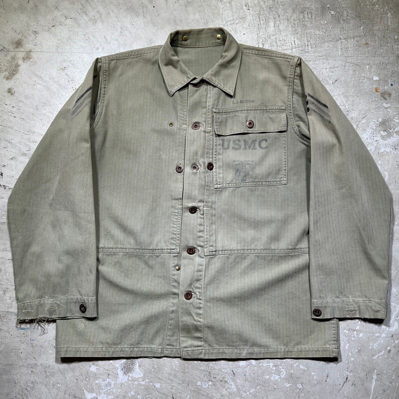 希少40s USMC M-44 HBT JACKET ヴィンテージ