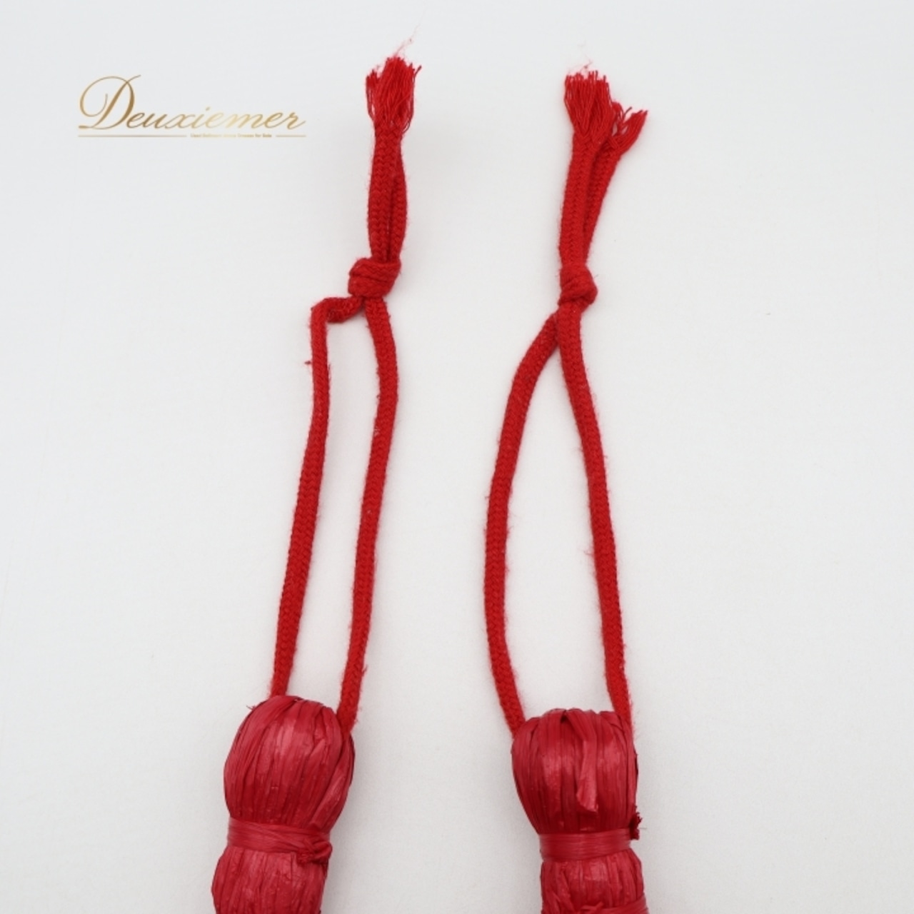 タヒチアンダンス イイ ハンドタッセル レッド系 小物 小道具 ペア 両手 赤 ケース セット ケース付き 紐 フラダンス 練習 レッスン イベント ステージ ポンポン 鮮やか 発表会 パフォーマンス モレ