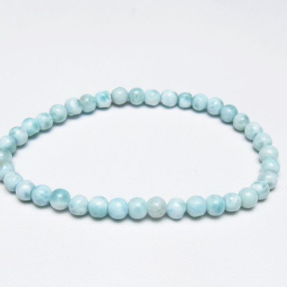 ラリマー ブレスレット 5mm 一点物 メール便可 [M便 1/10] 111-47889