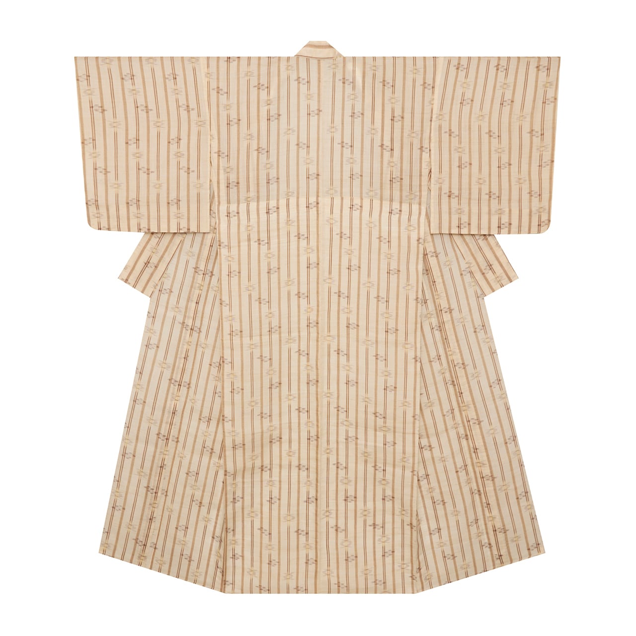 小千谷ちぢみ 大格子模様 麻単衣着物【未着用品】 | かわの屋
