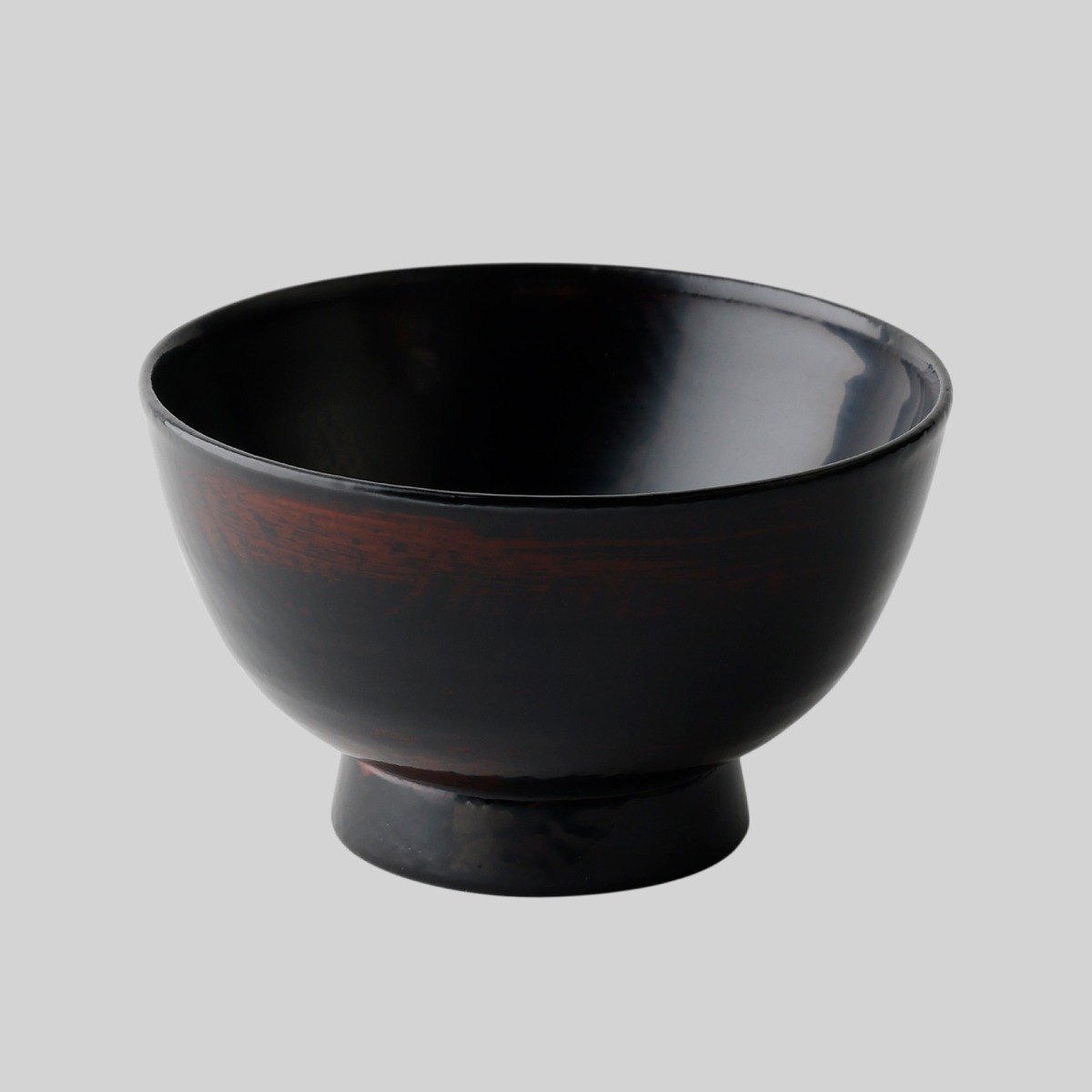 飯椀 丸 刷毛目・朱 | 輪島の手仕事 瀬戸國勝 online shop