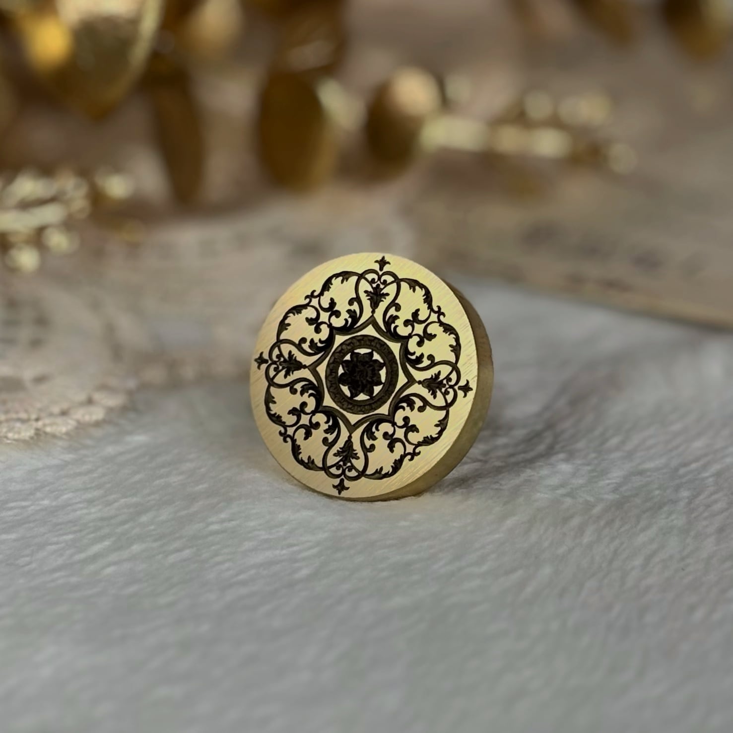 【25㎜ レーザー加工】シンメトリー【スタンプヘッド】#SWH-103