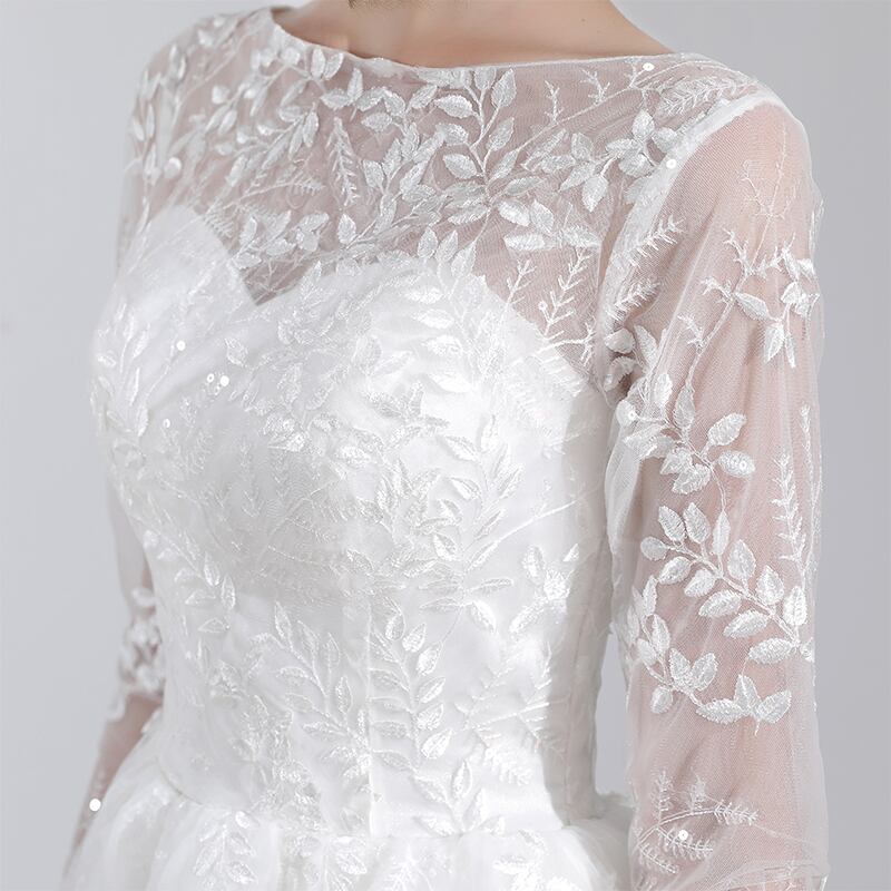 ドレスプロダクション　総柄レースクルーネックノースリーブウェディングドレス 77d25af246841a177ca3f7a6f3930d