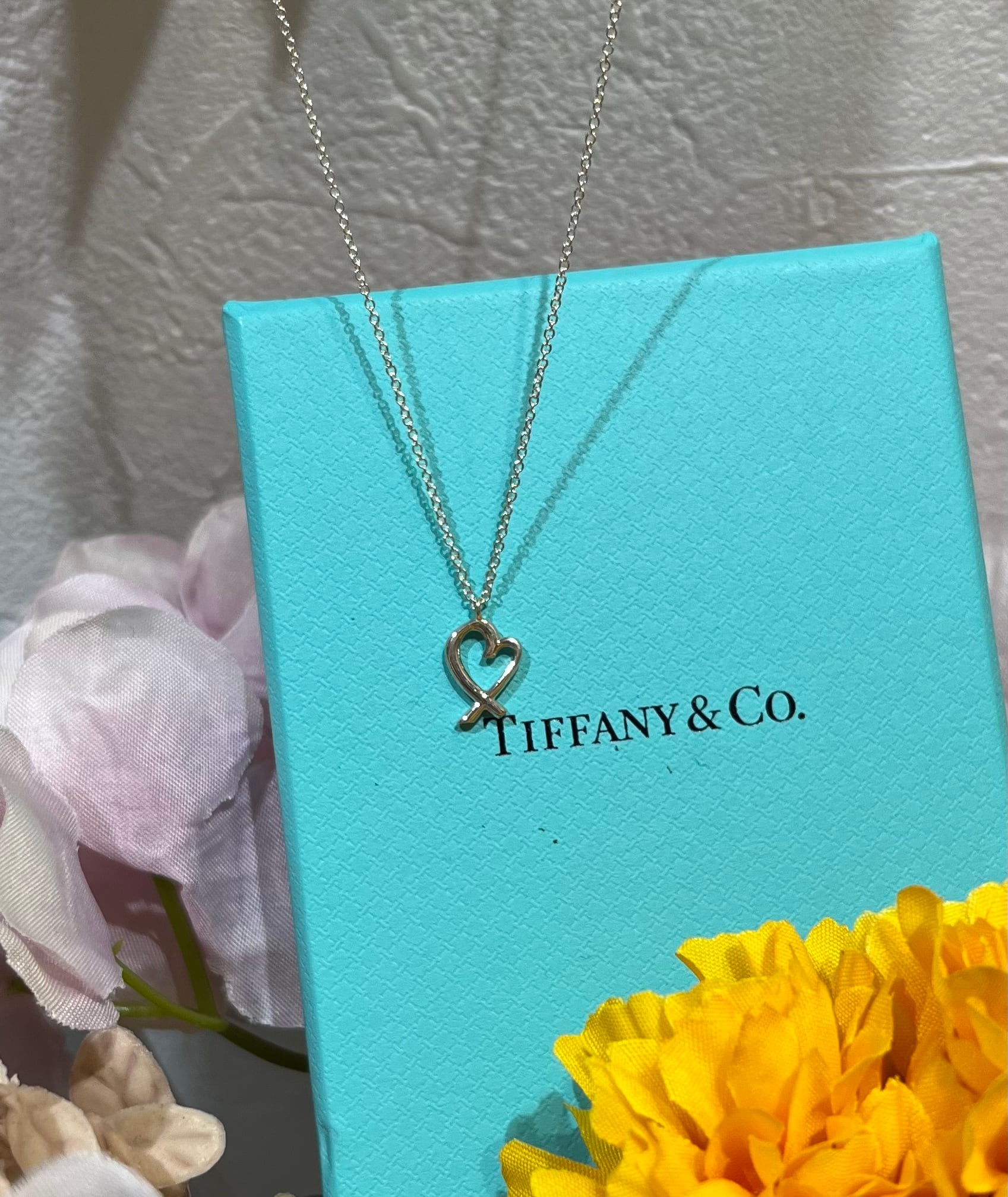 即日発送　Tiffanyラビングハートセット