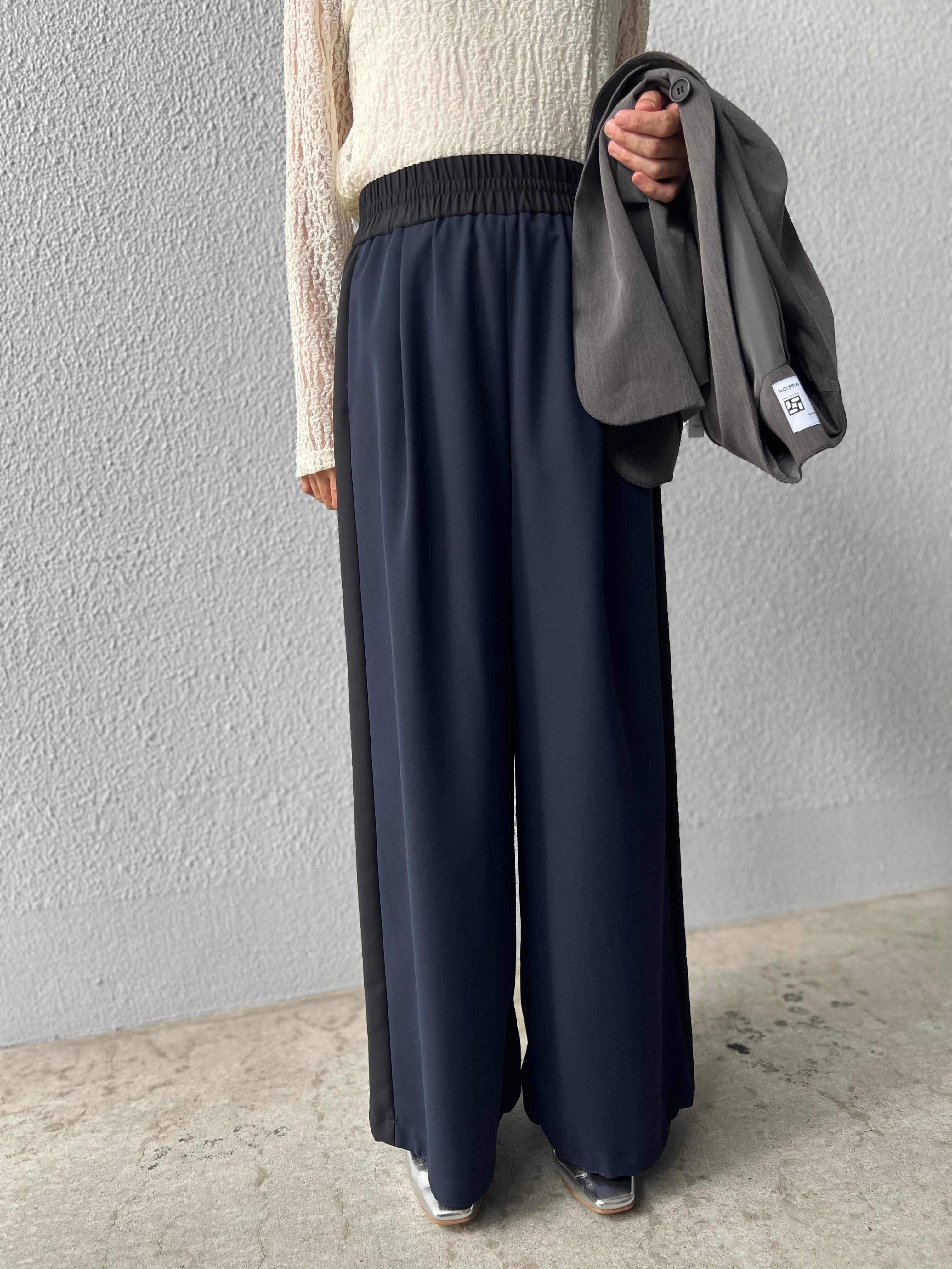 【PASSIONE】配色ライン2wayイージーパンツ 526622