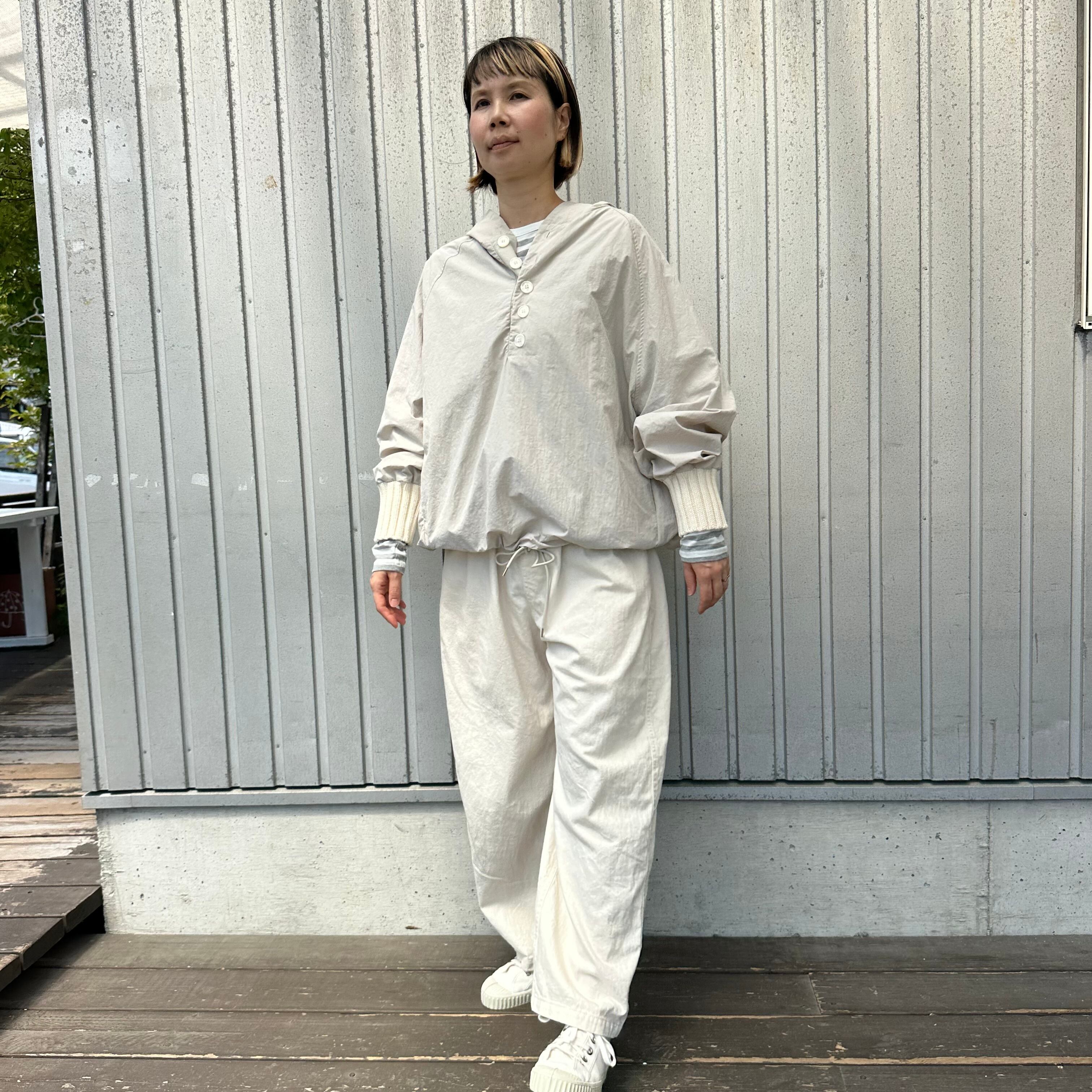 マオメイドMao made別注　袖ざっくりリブアノラックパーカー　ネイビー 別注☆袖ざっくりリブアノラックパーカー/Mao made'25AW/992304 | WACKY