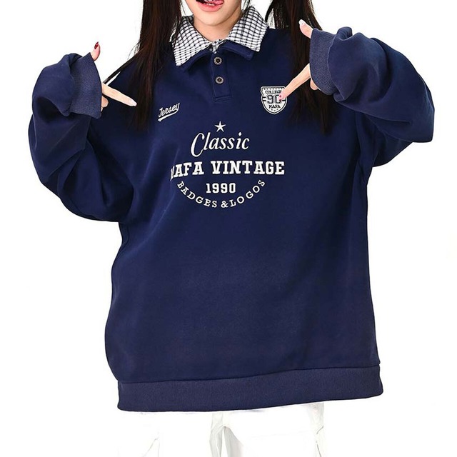 レトロカレッジミックスオーバーポロ
 2col   R01621