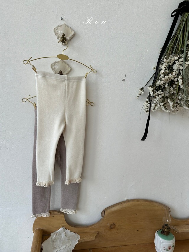 ラスト1 beigeM【即納】<Roa>  Evelyn leggings