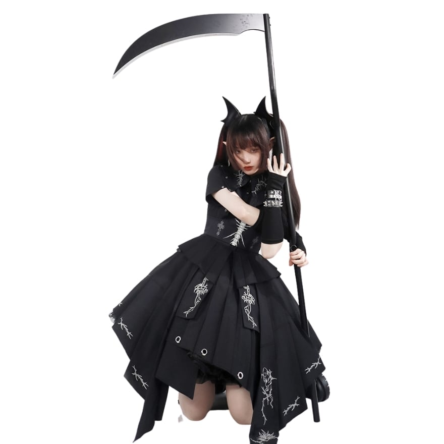 ゴスロリ通販 With U ゴシック ロリィタ ミリロリ ワンピース