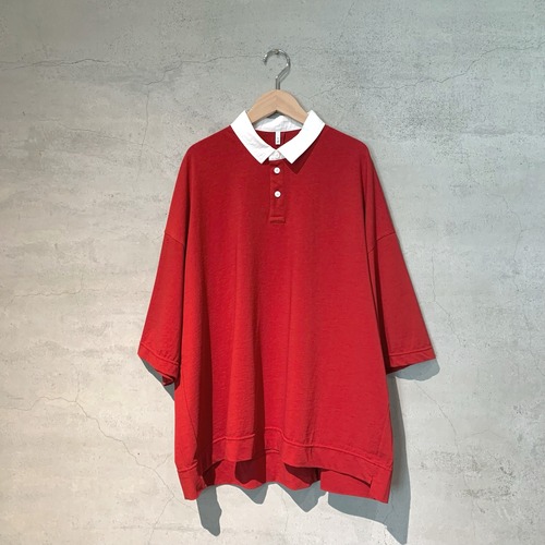 【FIRMUM】強撚コットンヘビー天竺ラグシャツ/ VG_FR1809TH