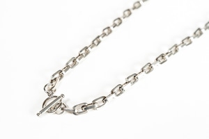 【316L square chain necklace】 / SILVER