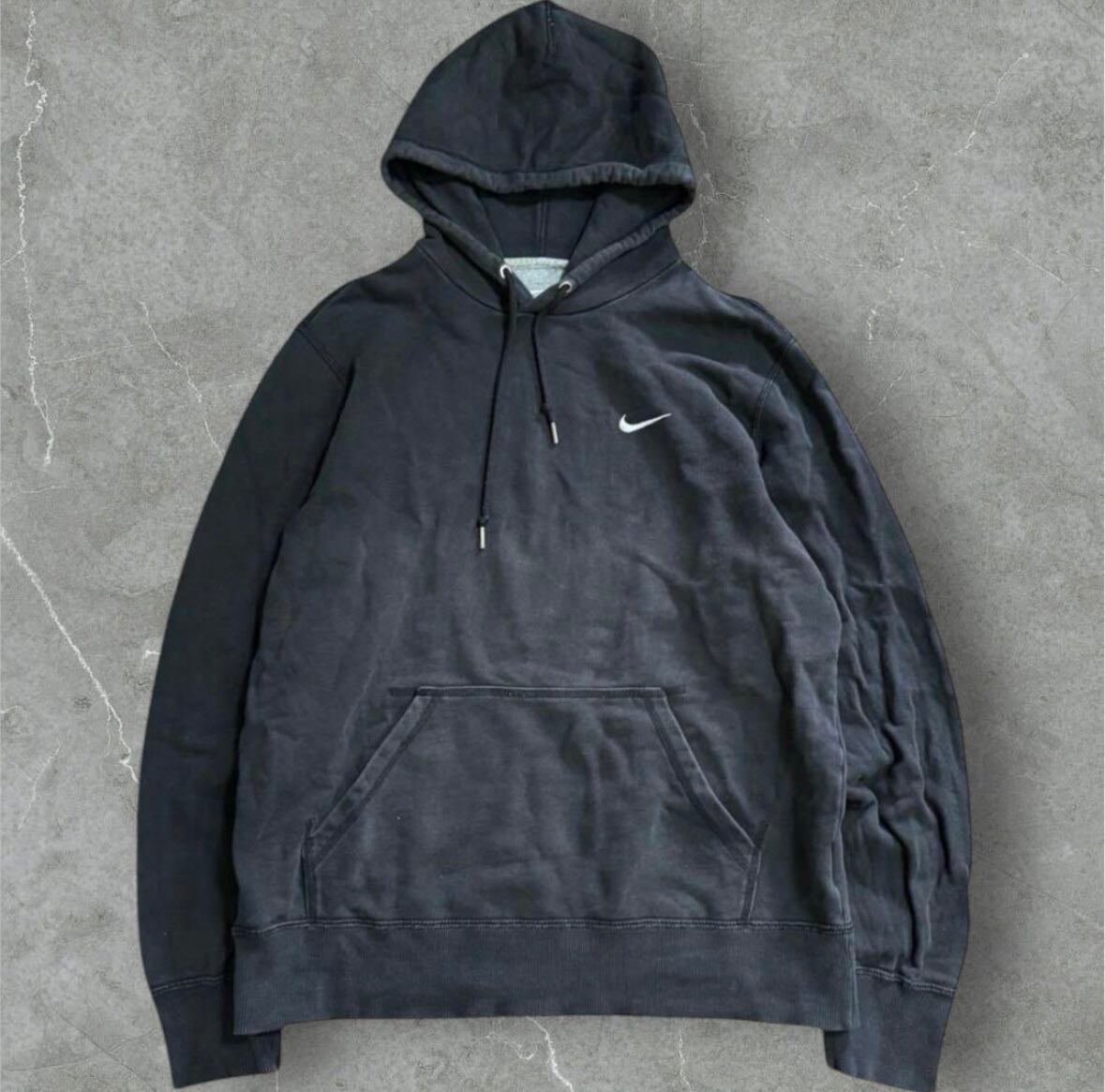 00s old stussy ジップフーディー 90~00s OLD STUSSY/Half zip Hoodie/China製/紺タグ/L/ハーフ