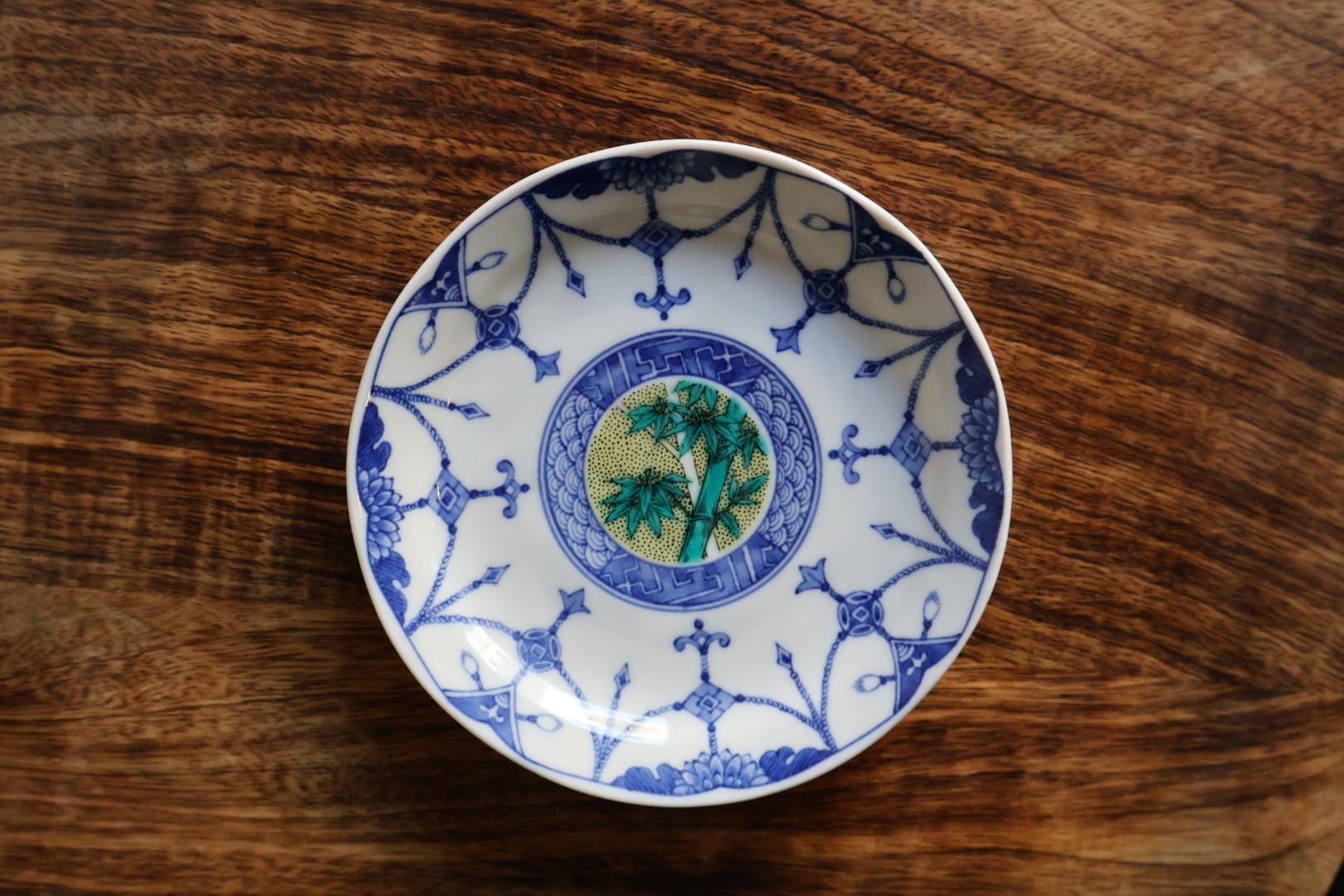 九谷焼 4.5号皿揃 吉田屋絵変り | うつわ通販 土岐陶器店 / ONLINE SHOP