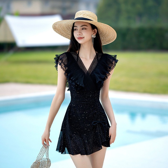 【水着】フリルワンピスイムウェア 　M30296