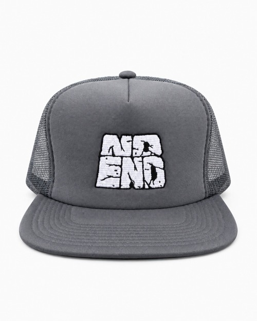 NO END LOGO MESH CAP CHARCOAL