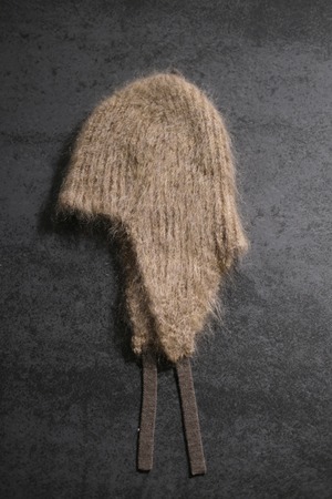 【JUN MIKAMI】mohair beanie - beige -