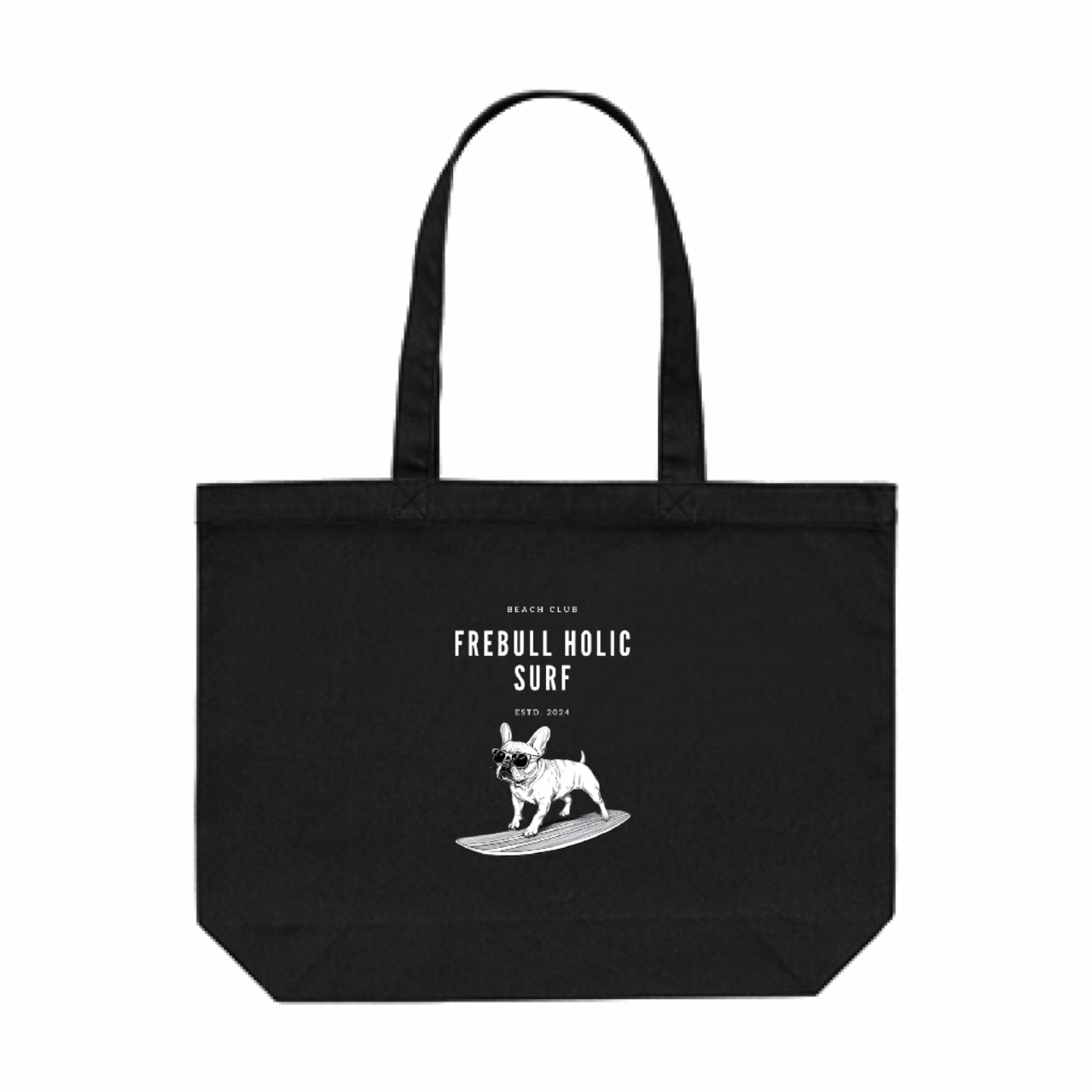 FREBULL SURF キャンバストート ブラック P00504