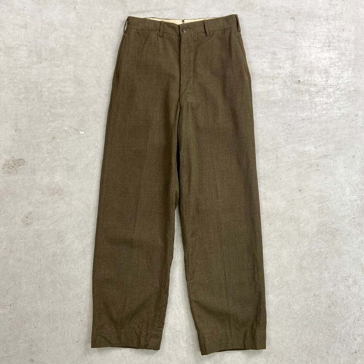 ミリタリー 50年代 U.S.ARMY 米軍実品 M-1952 ウールトラウザーズ