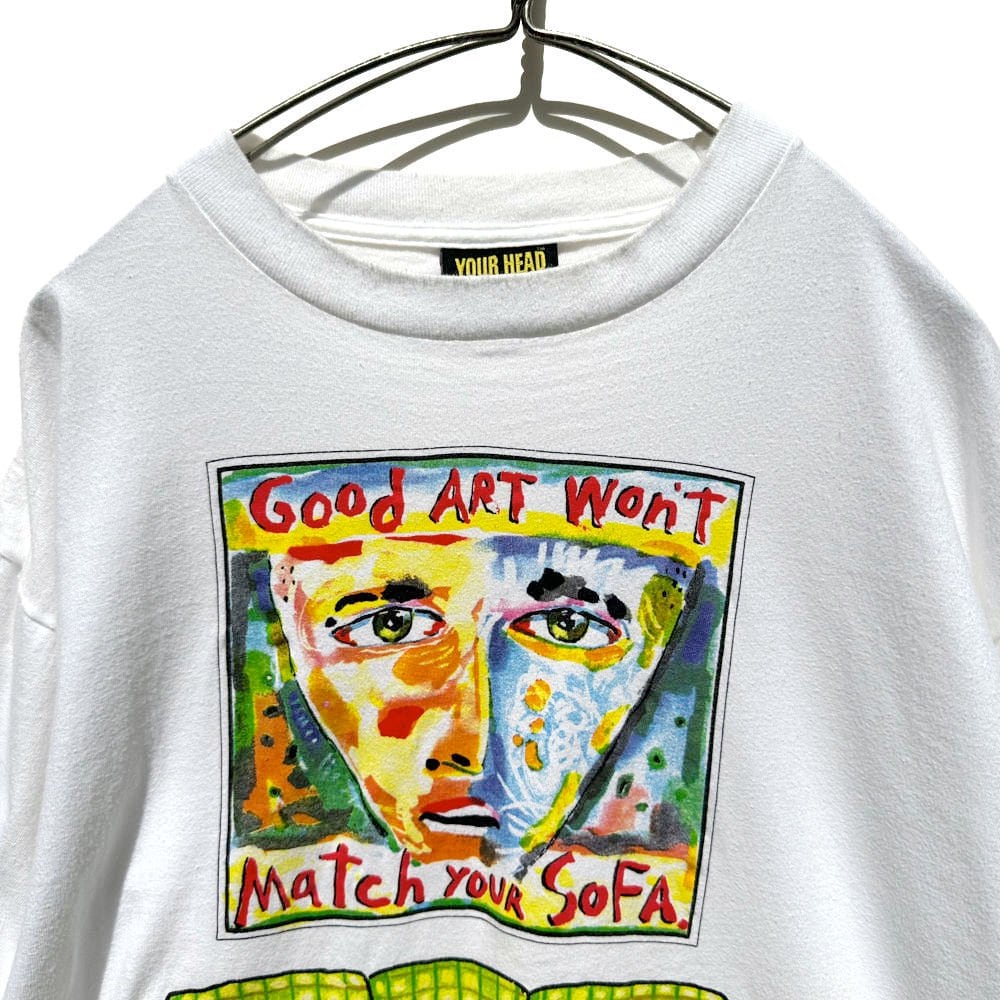 Fred Babb - Made In USA] Vintage Art Print T-Shirt [1990s