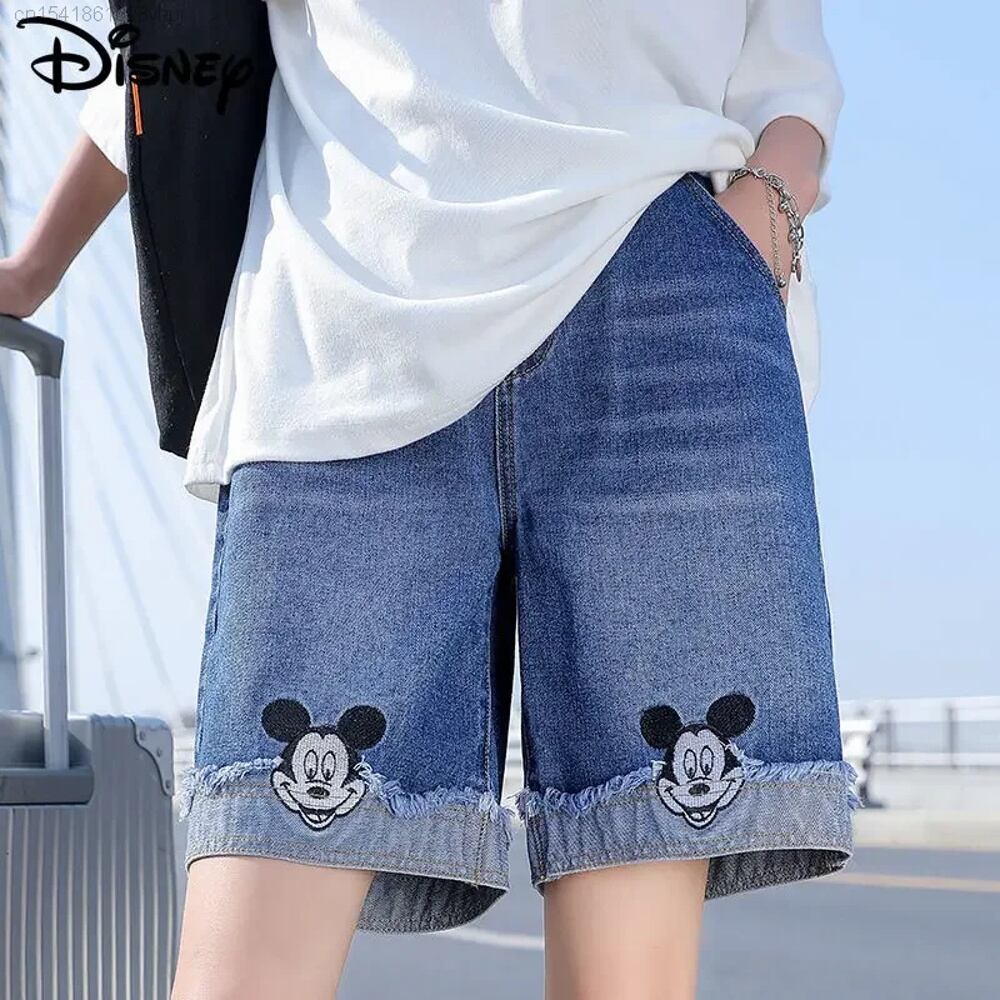 Disney Sport ミッキーマウス柄ショートパンツ 日本製マンシングウェア