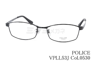 POLICE メガネ VPLL53J Col.0530 スリム スクエア チタン ポリス 正規品