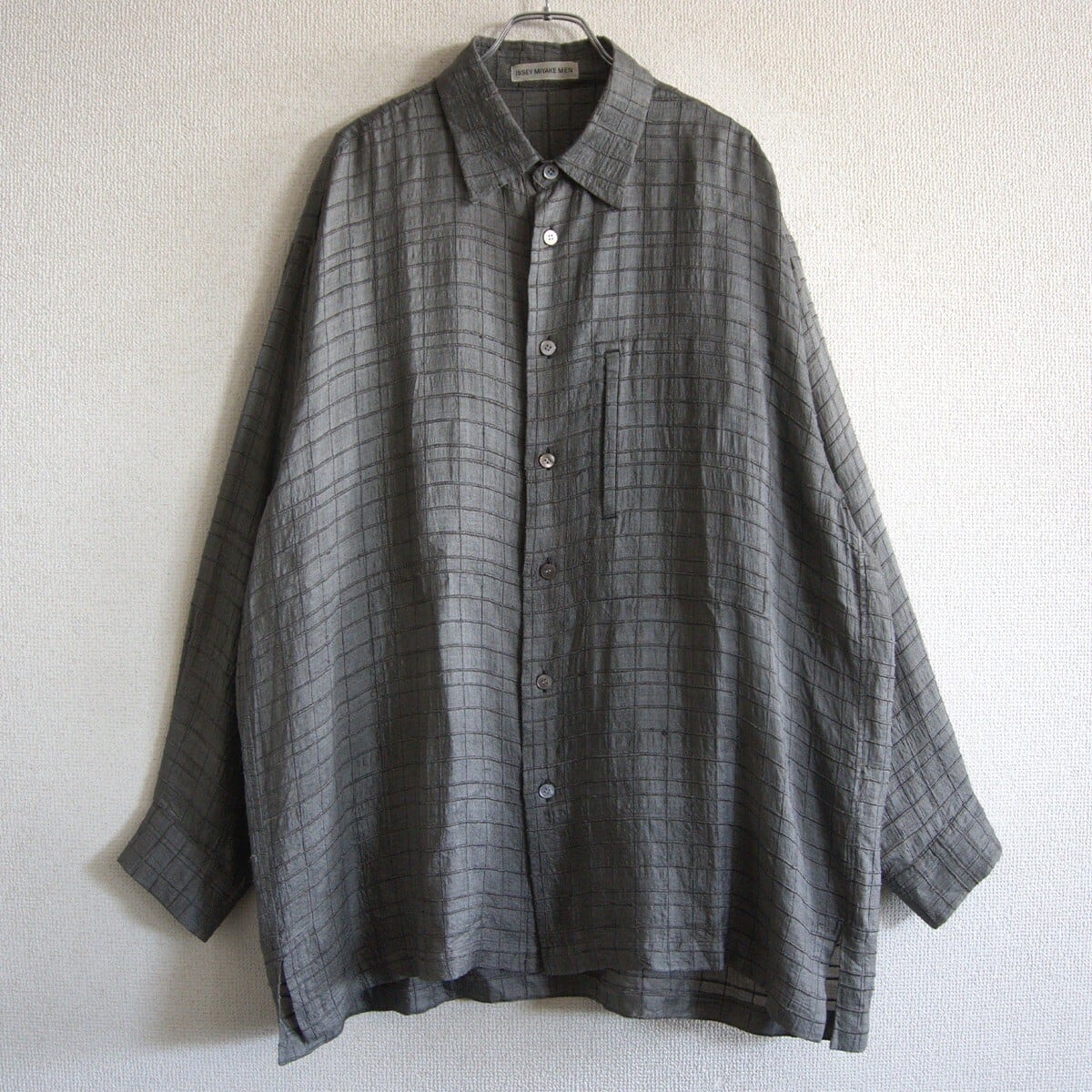 美品】ISSEY MIYAKE MEN 【デザイン ジャケット】 3 グレー イッセイ