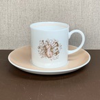 スージークーパー メロディ カップ&ソーサー(ピンク) イギリス製 ヴィンテージ susie cooper