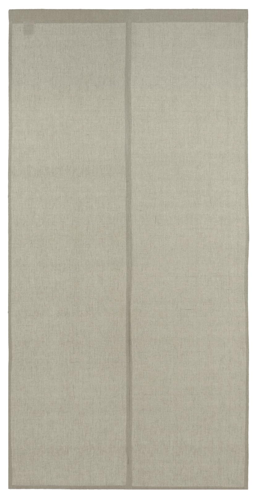 のれん ロング おしゃれ リネン100%北欧 Sunnyday Fabric フレンチリネン100% グレーベージュ 約幅85cm x 丈170cm 麻100% 無地