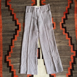 1970s Dead Stock UFO Flare Pants W30 Made in USA F708