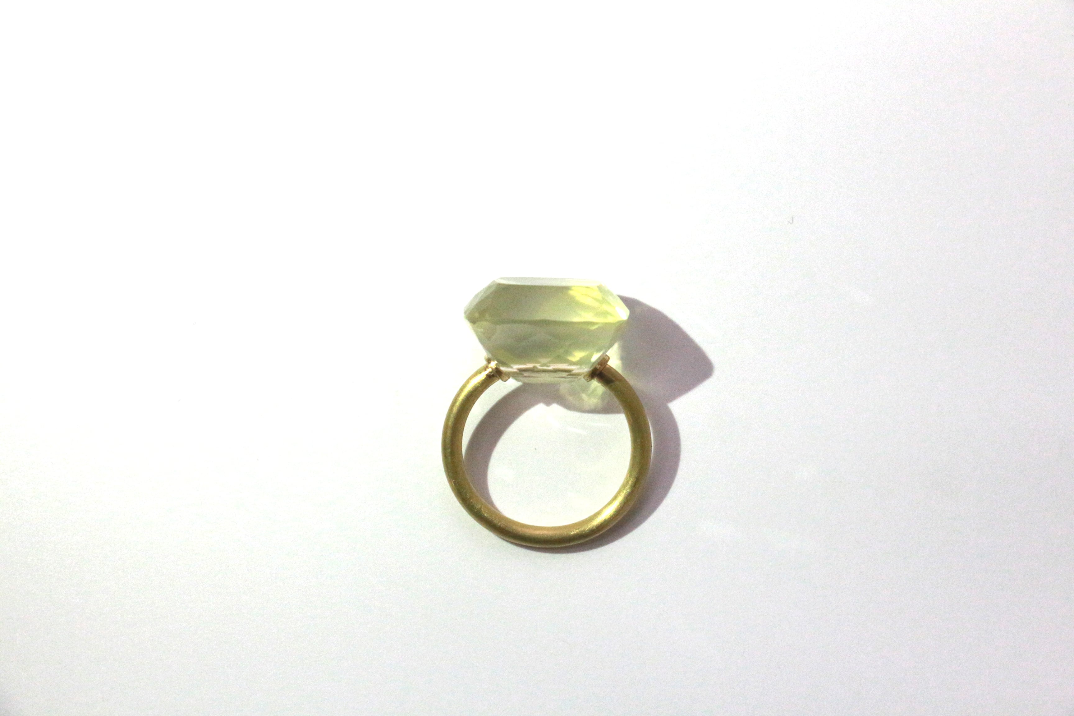 Etsuko Sonobe|リング|レモンクォーツ | jewelboxofs Etsuko Sonobe|リング|レモンクォーツ | jewelboxofs