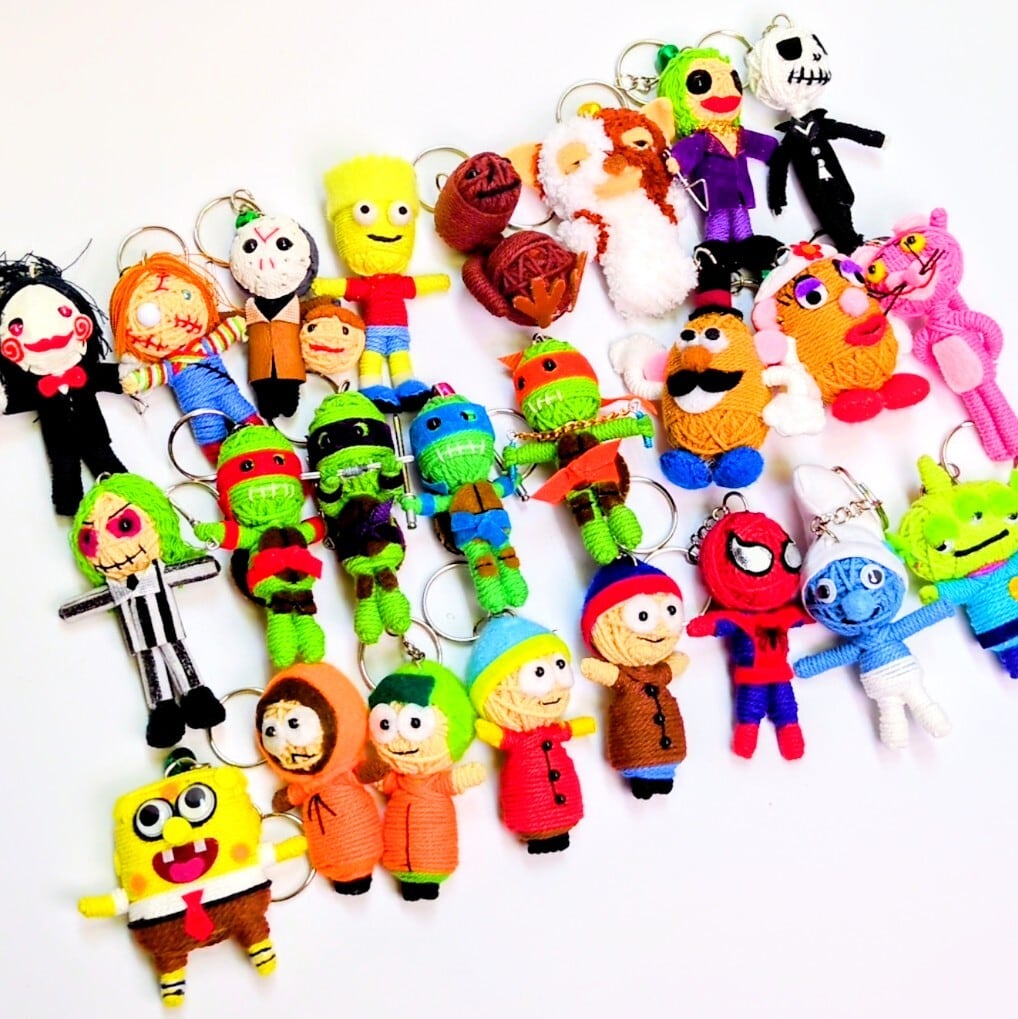 再入荷！☆【 ミセスポテトヘッド  ( Mrs. Potato Head )  トイストーリー 】 Voodoo doll KeyHolder / ブードゥー人形 / 身代わり人形 /お守り人形  〚アメリカン雑貨 アメトイ〛