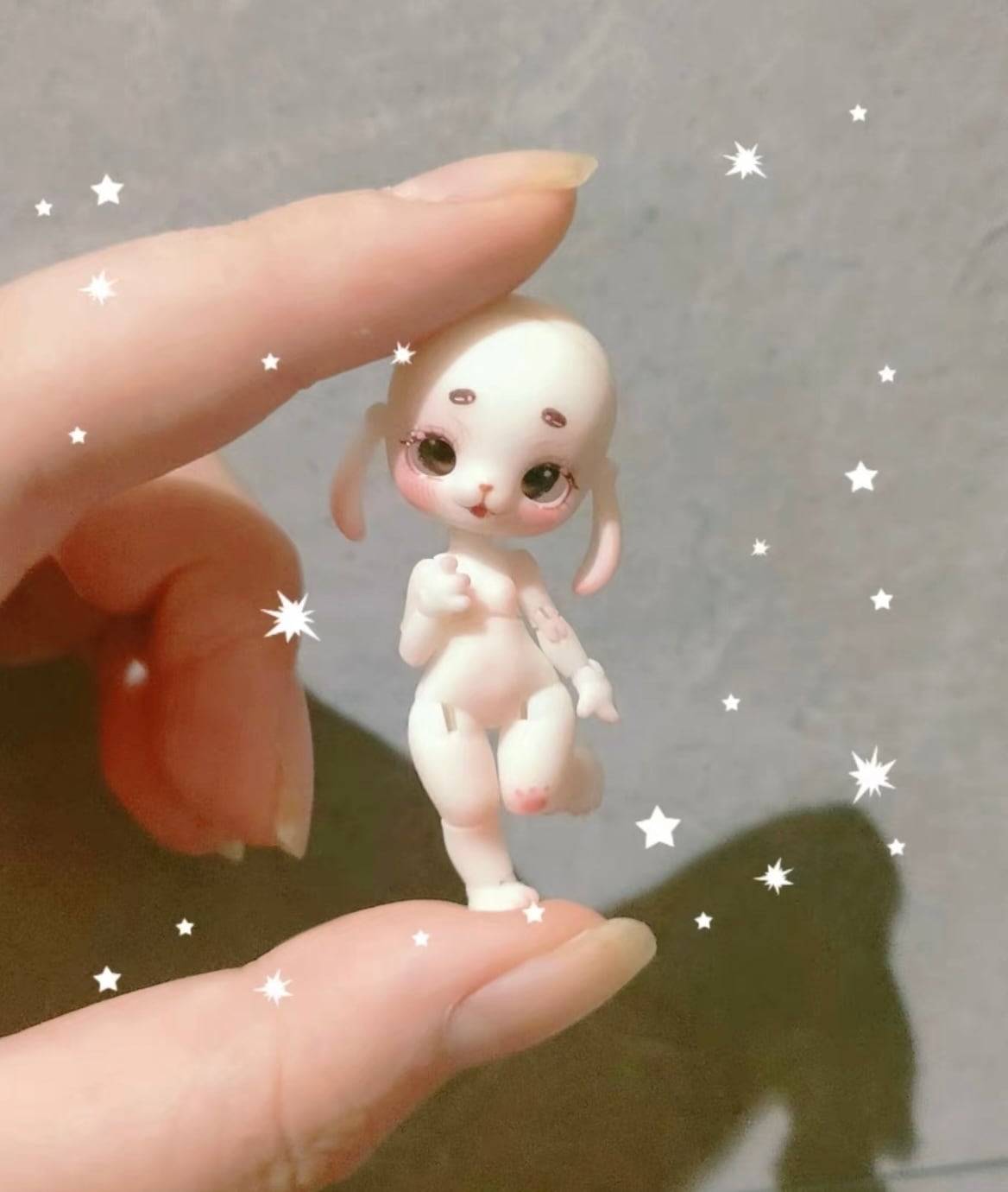 ヘッドあり！ノーメイク！ 5cm BJD 球体関節人形 本体 DOLL ボディ