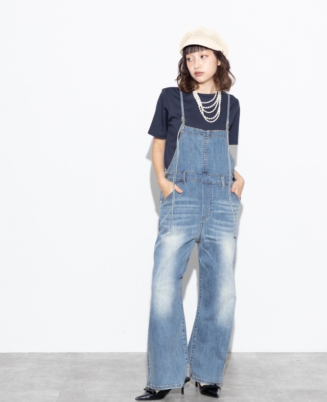 [予約販売] MARGAUX VINTAGE マルゴーヴィンテージ　デニムサロペット　 AL-27016 (1/中〜末入荷予定)