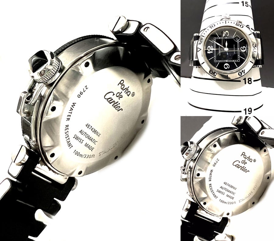 Cartier カルティエ パシャ シータイマー ブラック Cartier カルティエ パシャ シータイマー ブラック