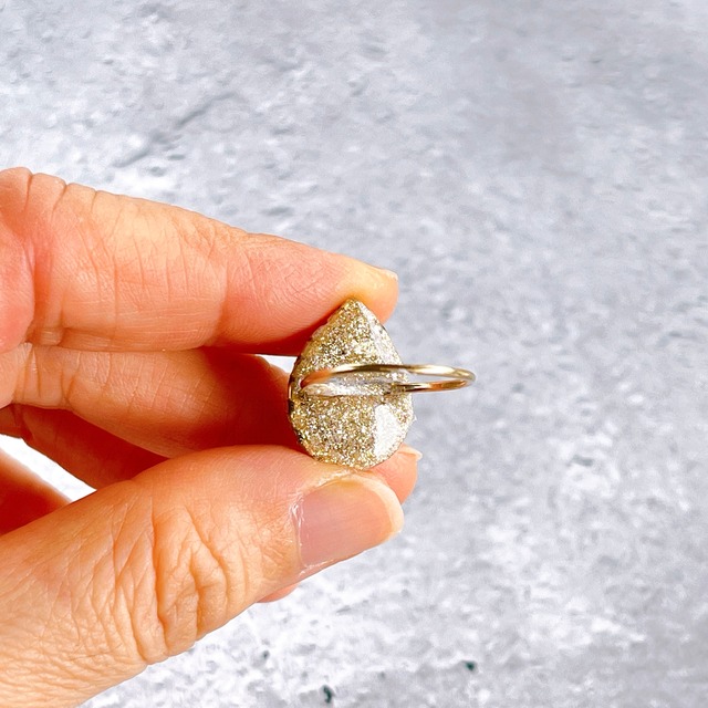 モリオンお守りリング&ネックレス2点セット✧漆黒の宇宙✧GALAXY✧14kgf✧サージカルステンレス