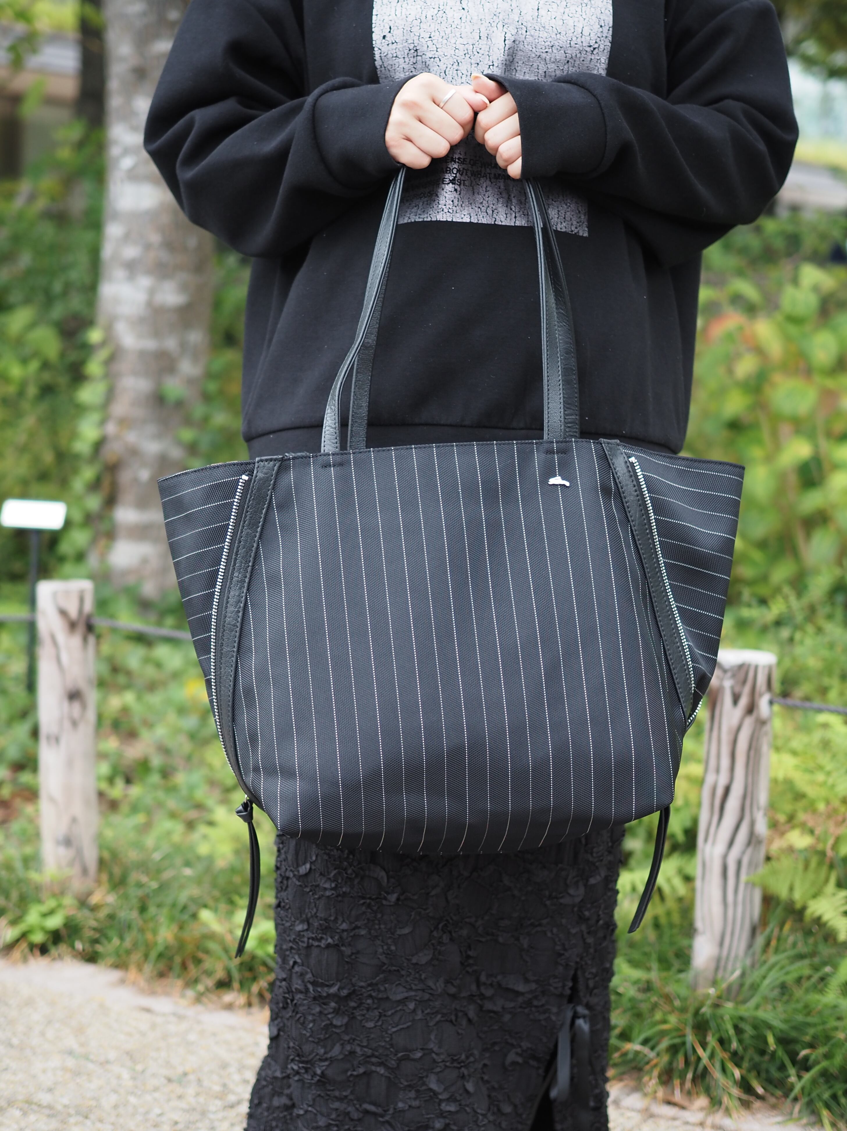 【30%OFF】大人気トートバッグ(Lサイズ) STB-0347A(090909) ブラック【2025 BLACK FRIDAY SALE】