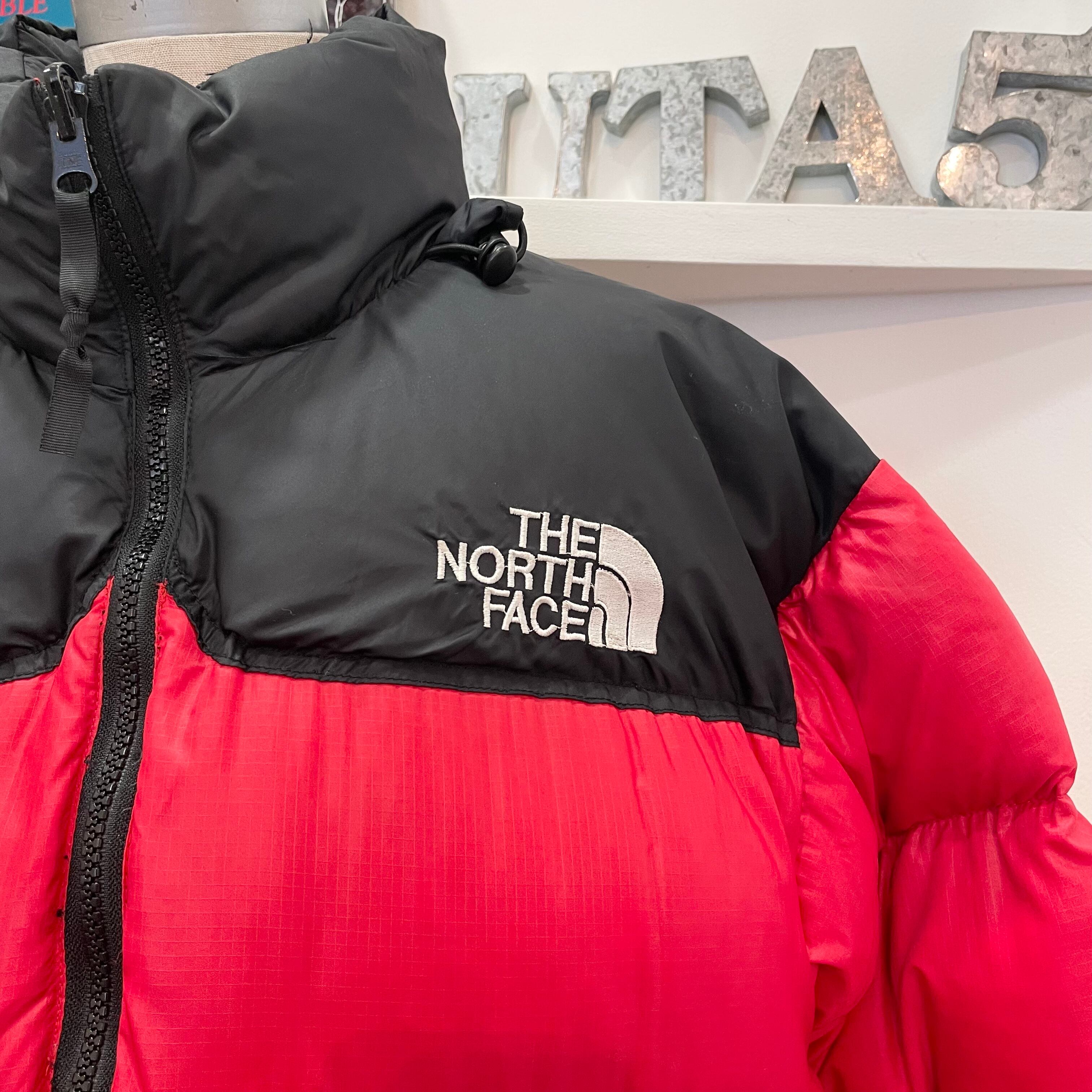 THE NORTH FACE/down/outer/down jacket/black/red/Msize/ザノース