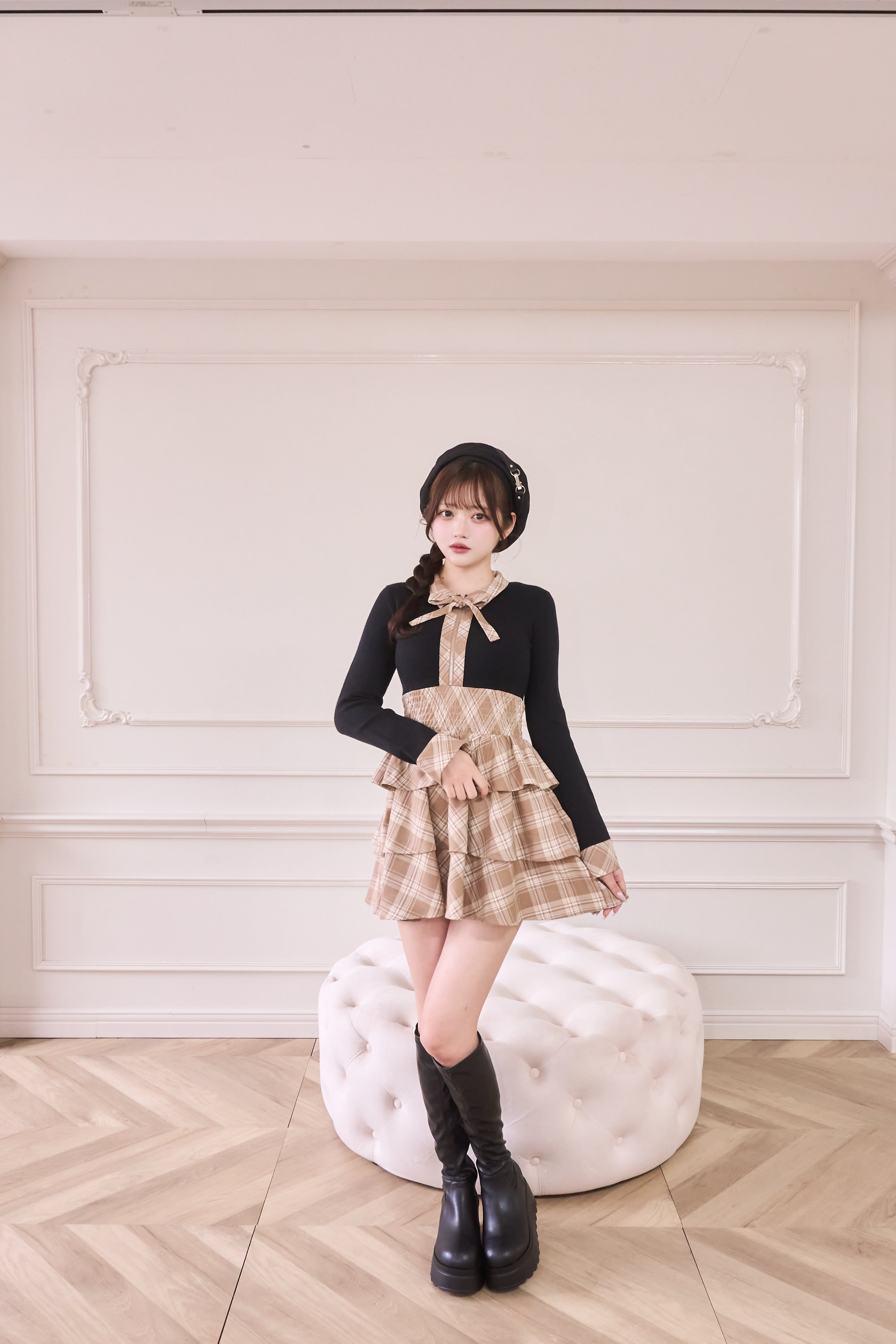 papillonner check tiered op