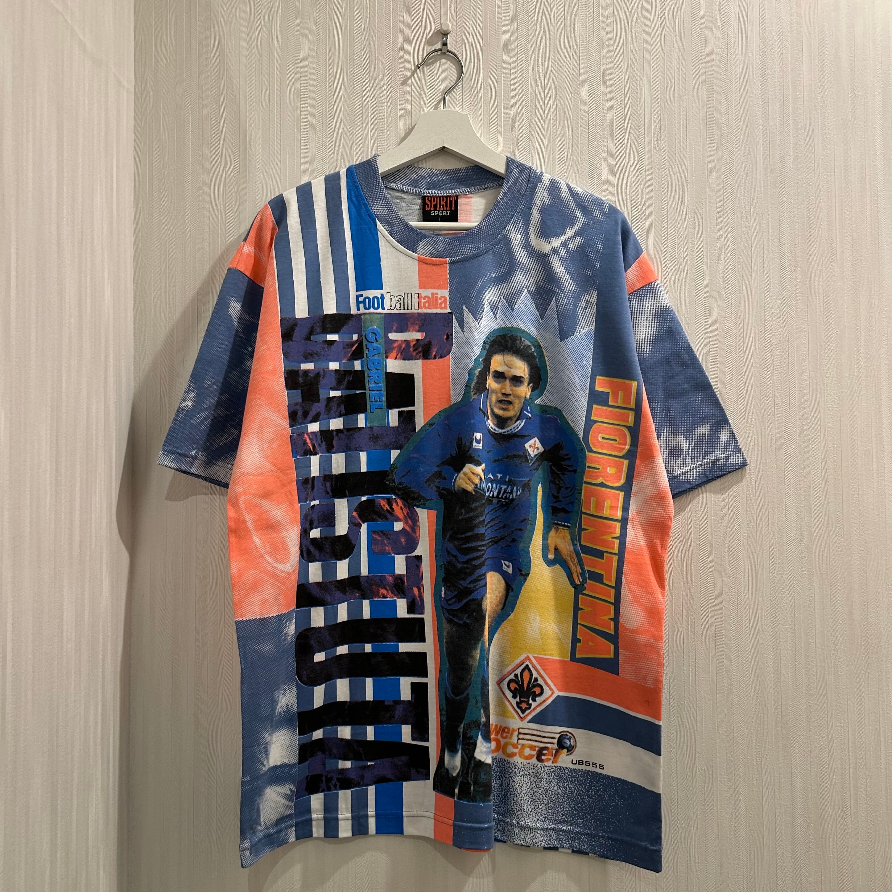 Dead Stock!! 〜2000s Euro Bootleg Batistuta All Over Print T-shirt