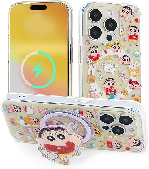 iPhone 15 Pro Max ケース MagSafe対応、スマホスタンドにもなる