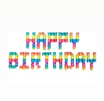 happy birthdayバルーン【ゼリー】　　　　　　　　　　　　　　誕生日の飾り、バルーン、かわいい輸入雑貨のお店　fam　