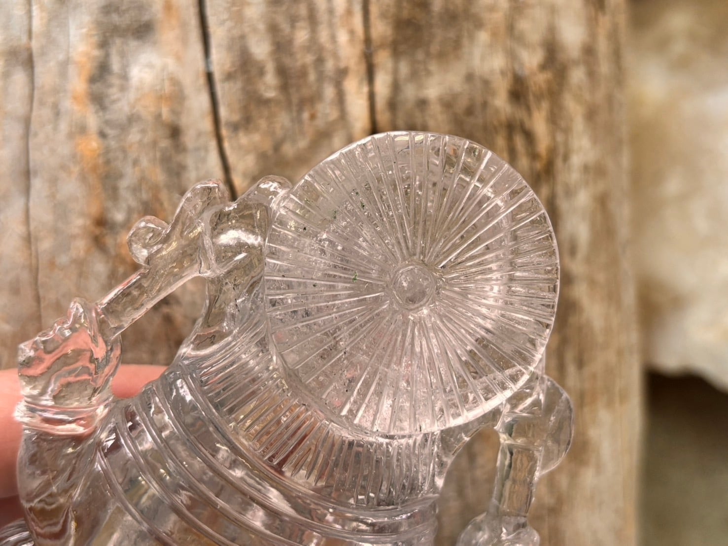 マニカラン水晶 手彫りガネーシャ | Amour 贈