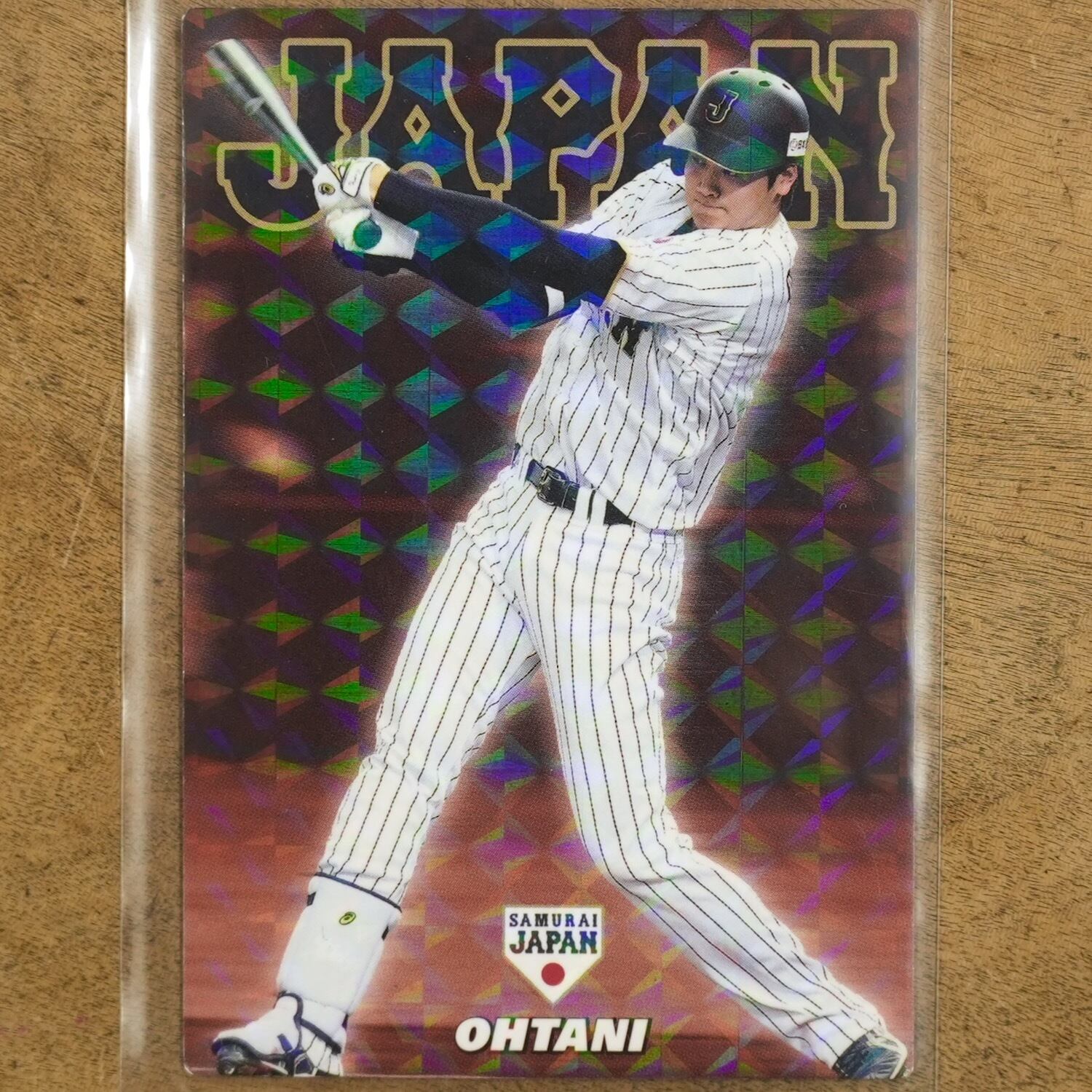 4544G5 大谷翔平 侍ジャパン 2017 SJ-06 Calbee プロ野球チップス NPB