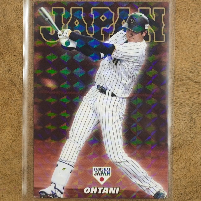 4544G5 大谷翔平 侍ジャパン 2017 SJ-06 Calbee プロ野球チップス NPB 