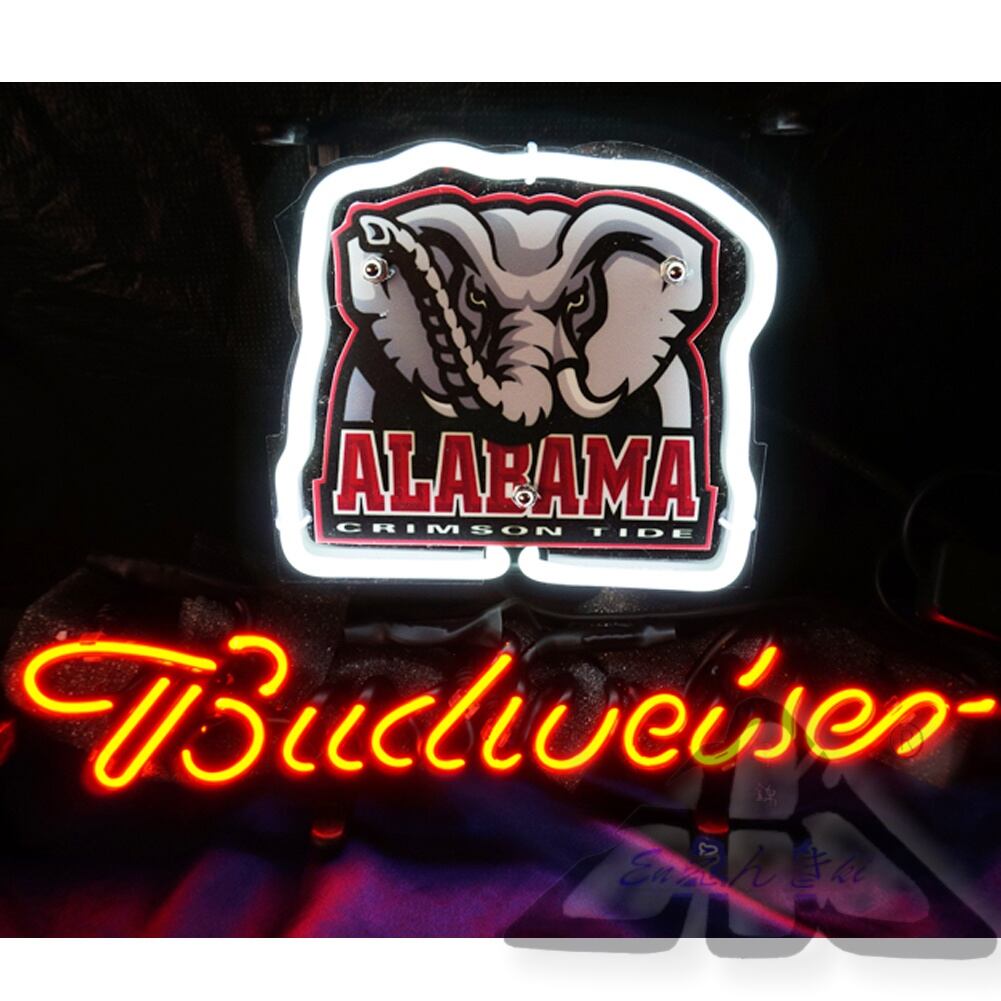 オーダー　ネオンサイン Budweiser カエルデザイン ガラス製　オリジナル Budweiser Frog Bar Beer pub LED Neon Light Sign home room gift