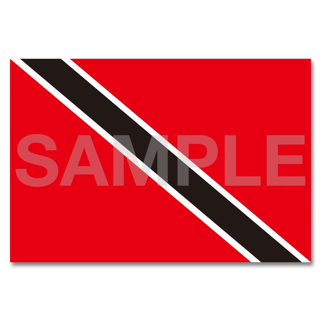 世界の国旗ポストカード ＜アメリカ＞ トリニダード・トバゴ共和国 Flags of the world POST CARD ＜America＞ Republic of Trinidad and Tobago