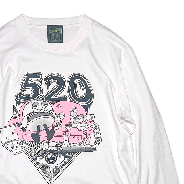 神眼芸術『five-twenty』Long sleeve T-shirt